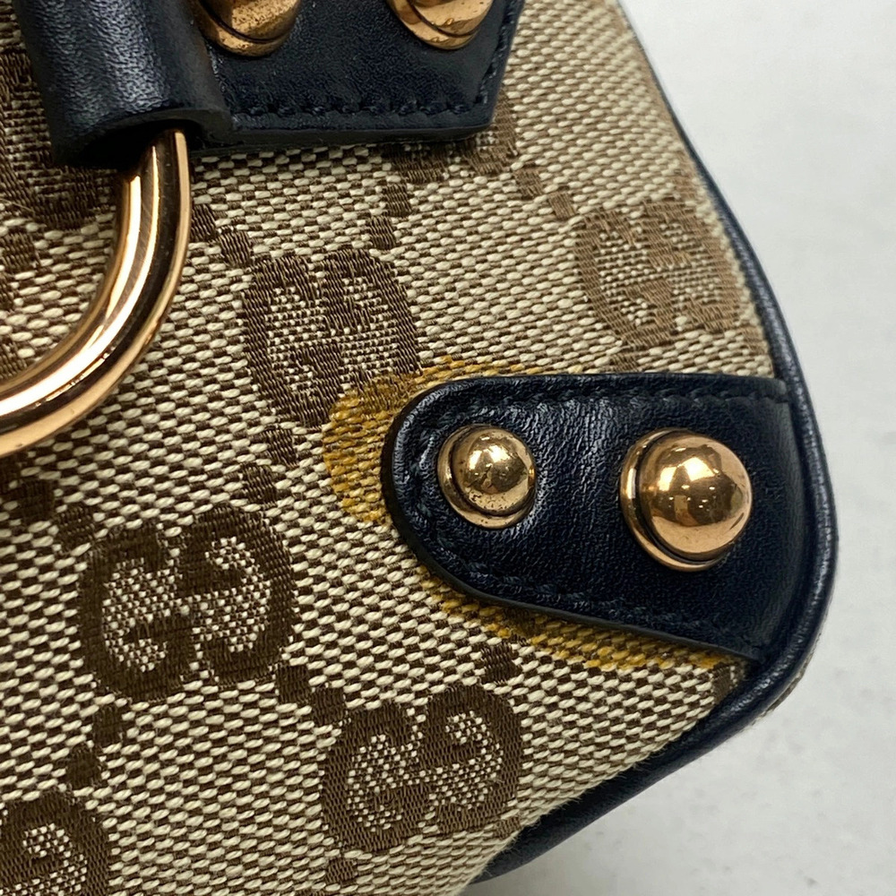 Gucci GG shoulder bag handbag Sherry Web canvas beige black - Picture 4 of 7